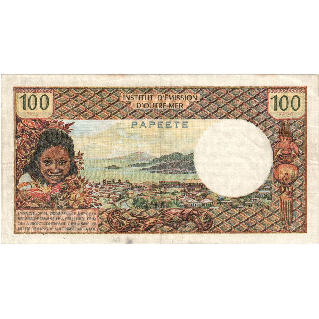 Tahiti, 
  
  100 Frank, 
  
  EF(40-45)