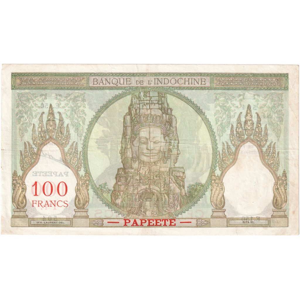 Tahiti, 
  
  100 Frank, 
  
  1959-1961