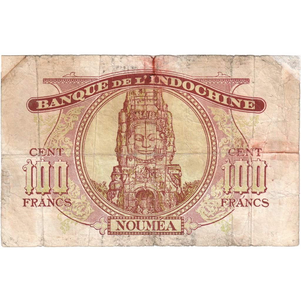 Yeni Kaledonya, 
  
  100 Frank, 
  
  1942