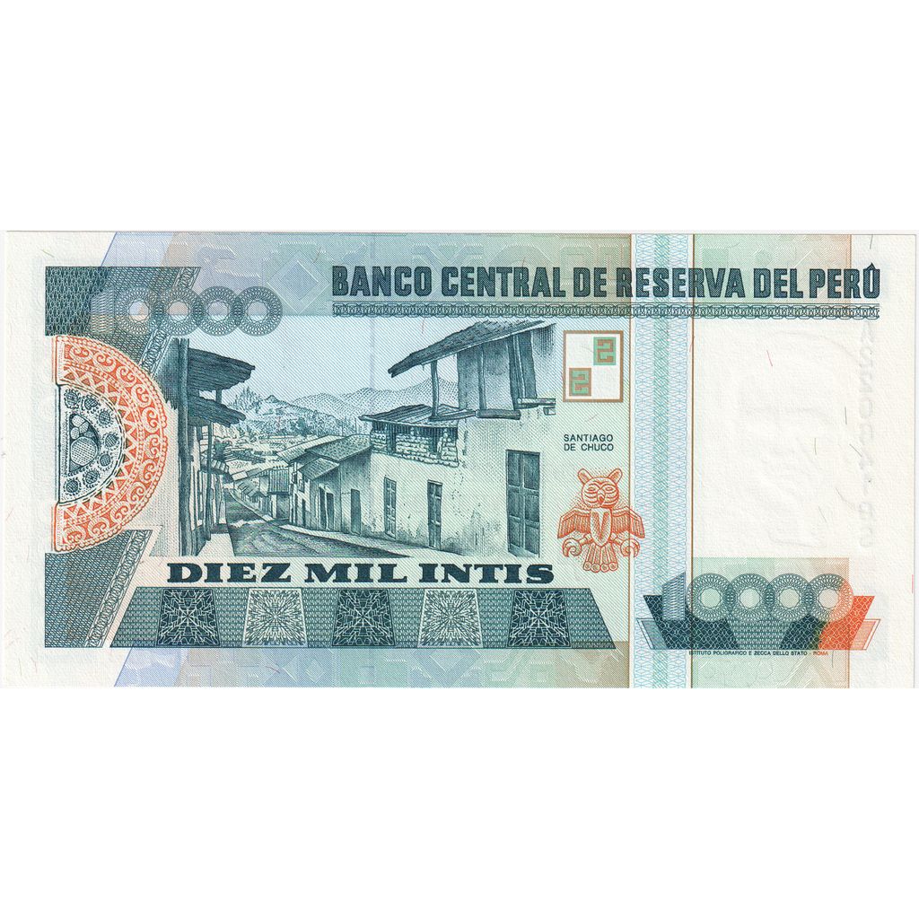 Banknot, 
  
  Peru, 
  
  10