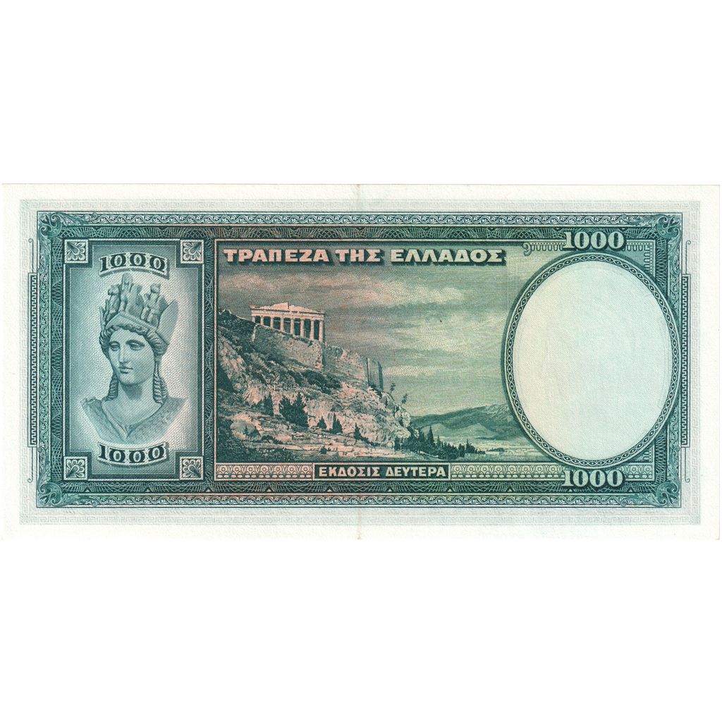 Yunanistan, 
  
  1000 Drahmi, 
  
  1939-01-01