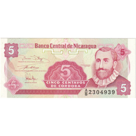 Nikaragua, 
  
  5 Centavo, 
  
  ÇİL(65-70)