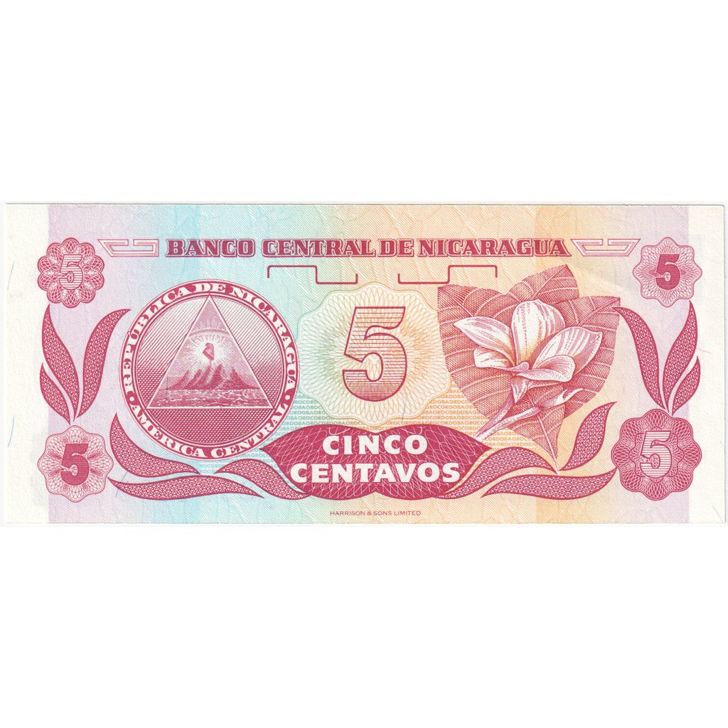 Nikaragua, 
  
  5 Centavo, 
  
  ÇİL(65-70)