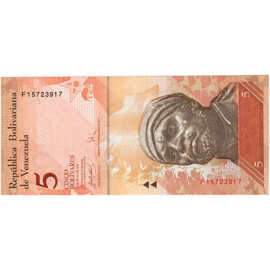 Venezuela, 
  
  5 Bolivar, 
  
  2007-05-24