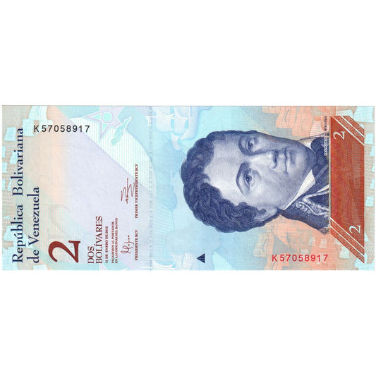 Venezuela, 
  
  2 Bolivar, 
  
  2012-01-31