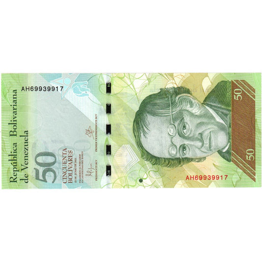 Venezuela, 
  
  50 Bolivar, 
  
  2015-06-23