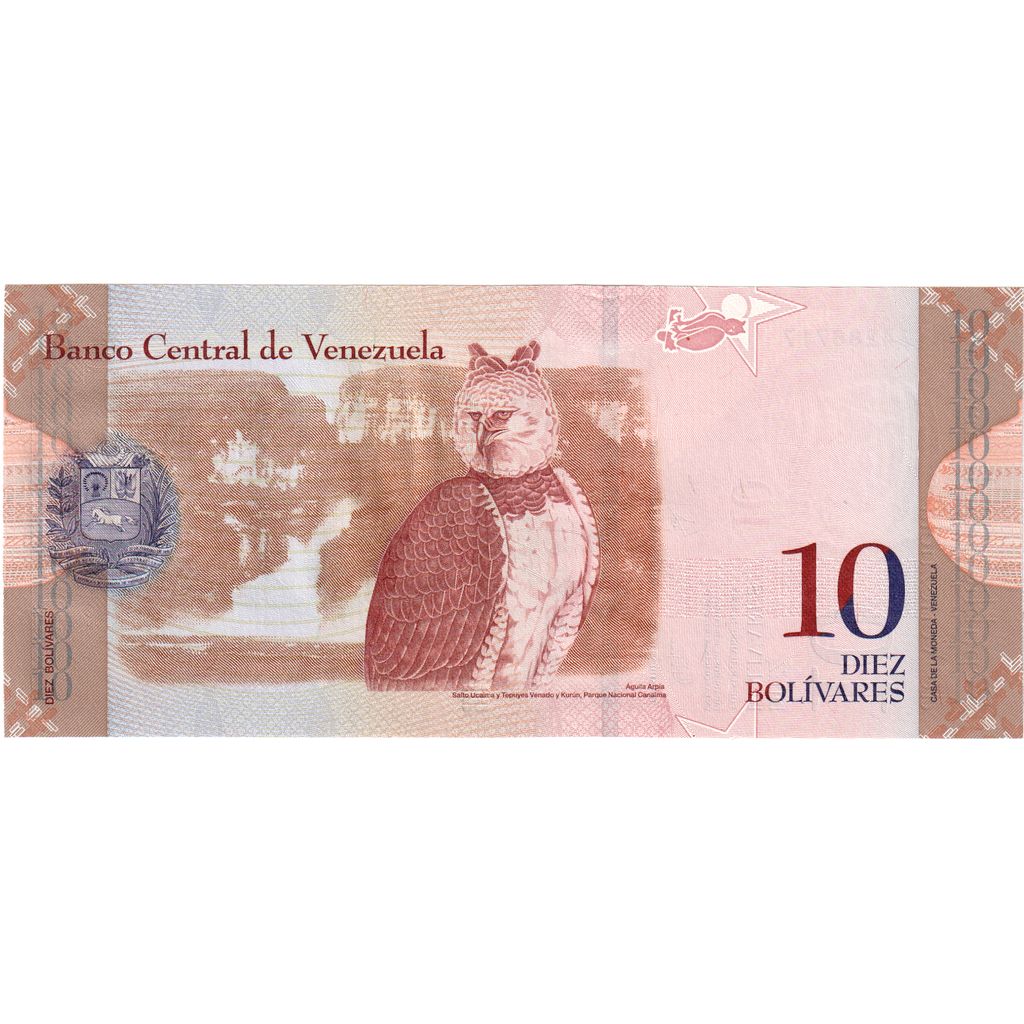 Venezuela, 
  
  10 Bolivar, 
  
  2009-09-03