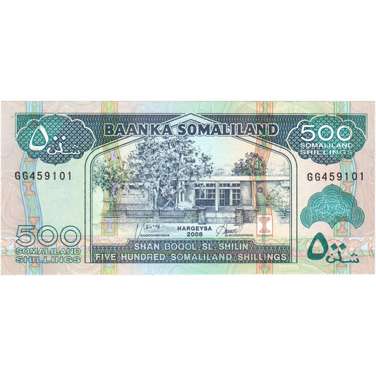 Somaliland, 
  
  500 Şilin = 500 Şilin, 
  
  ÇİL(65-70)