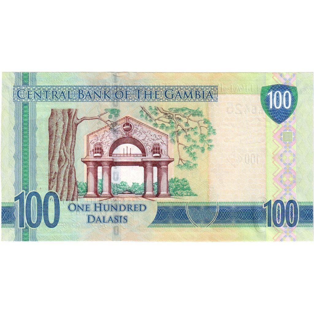 Gambiya, 
  
  100 Dalasis, 
  
  2015