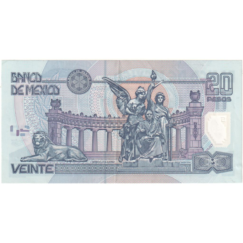 Meksika, 
  
  20 Peso, 
  
  2001-05-17