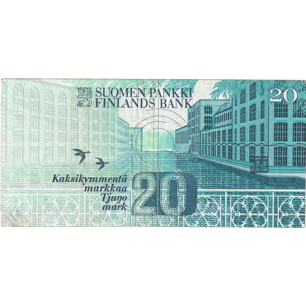 Finlandiya, 
  
  20 Markkaa, 
  
  VF(30-35)