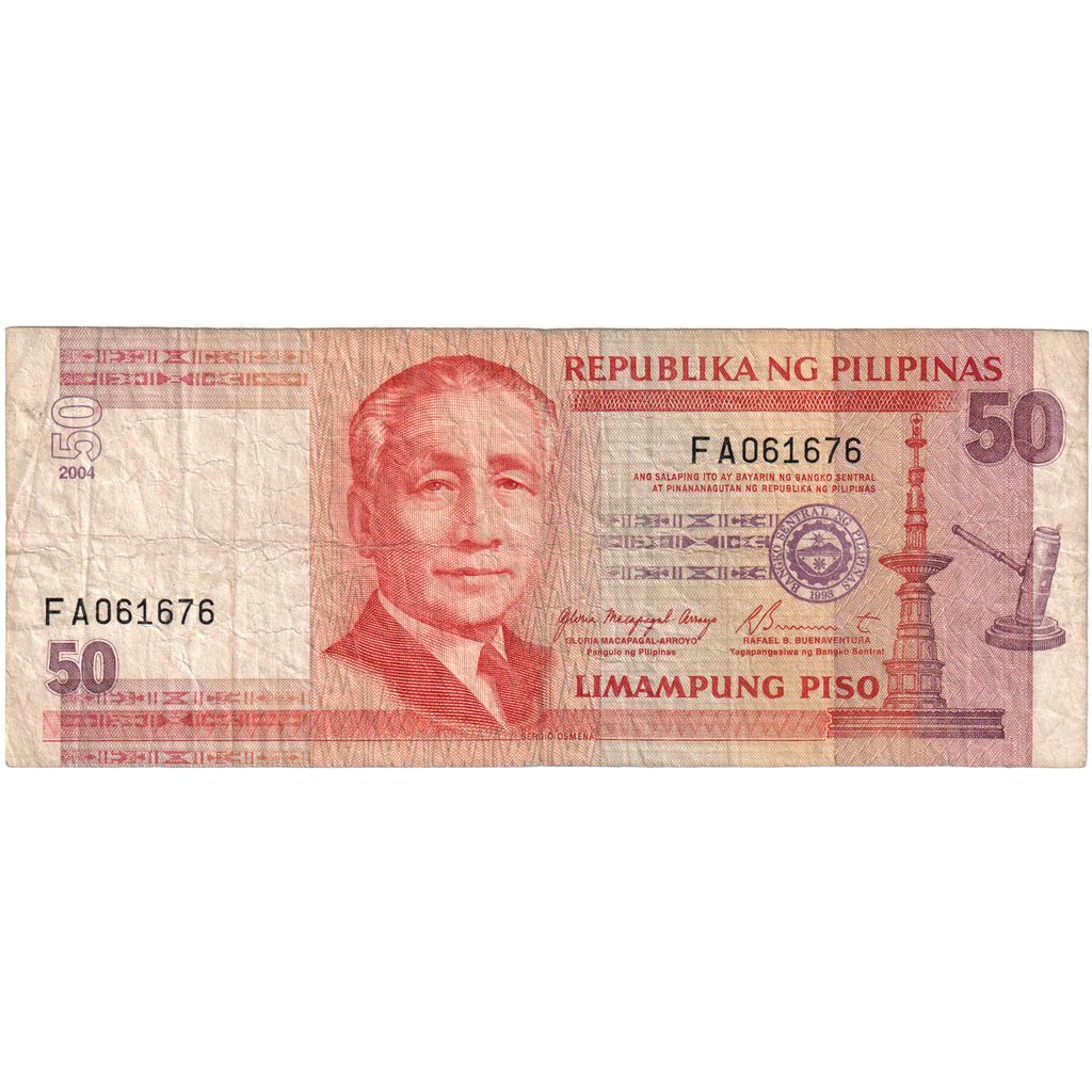 Filipinler, 
  
  50 Piso, 
  
  VF(20-25)