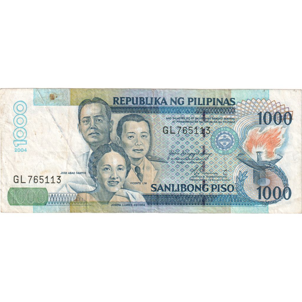 Filipinler, 
  
  1000 Piso, 
  
  VF(30-35)