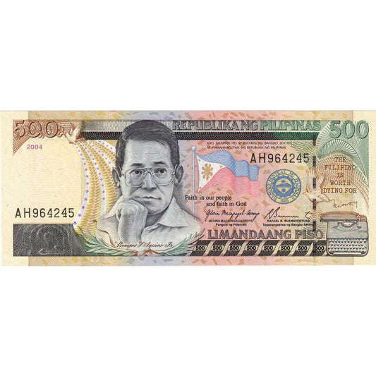 Filipinler, 
  
  500 Piso, 
  
  2004