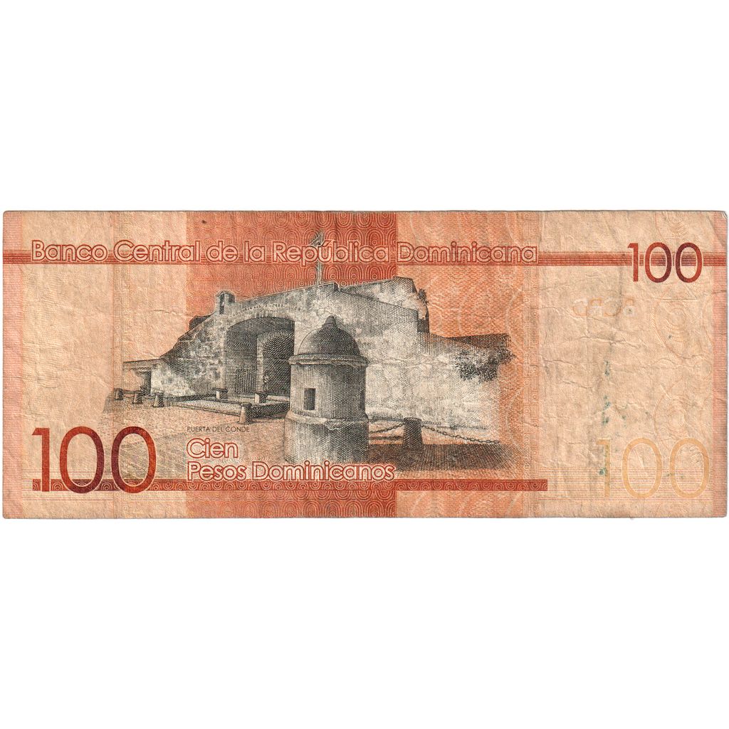 Dominik Cumhuriyeti, 
  
  100 Peso Dominikan, 
  
  VF(20-25)