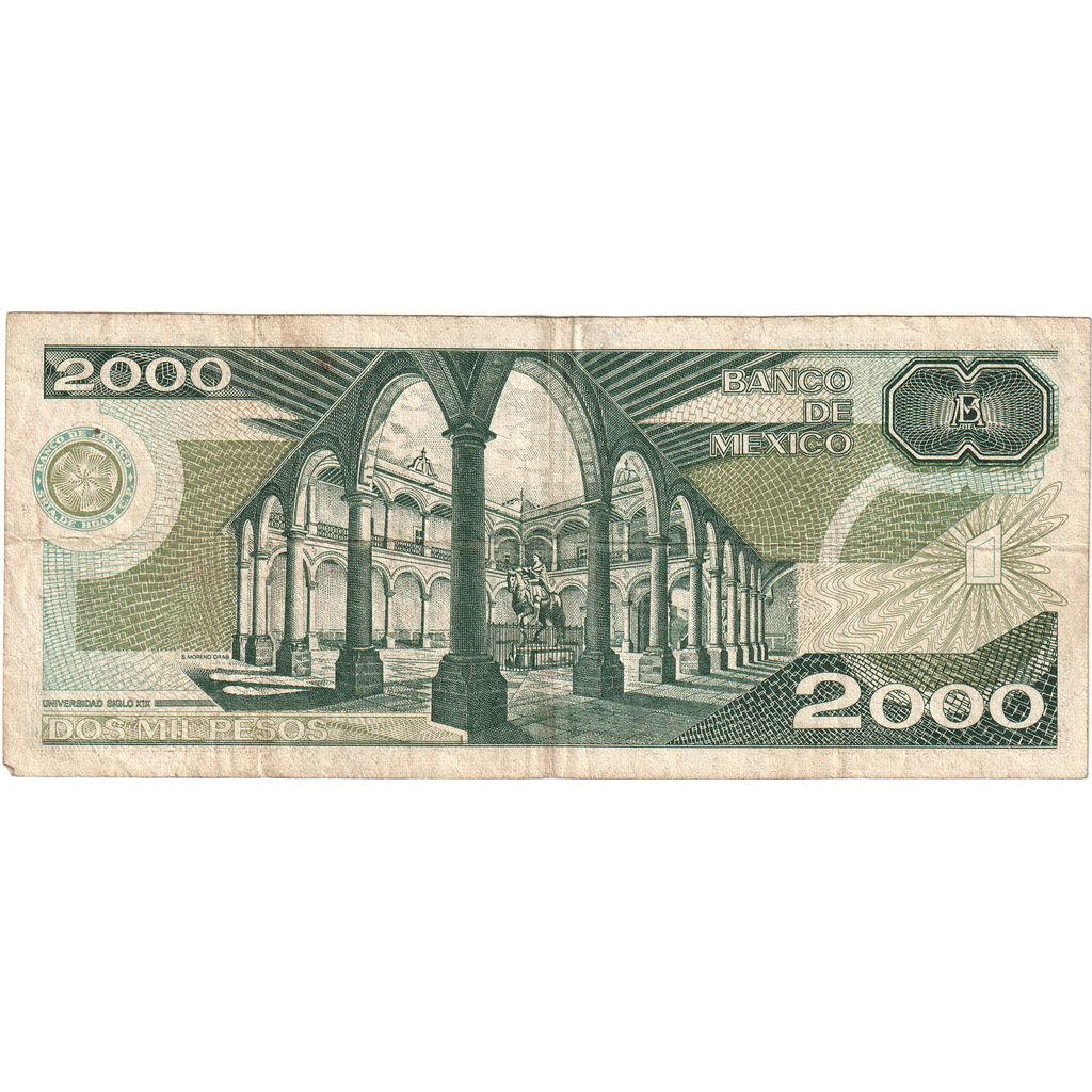 Meksika, 
  
  2000 Peso, 
  
  1984-10-30