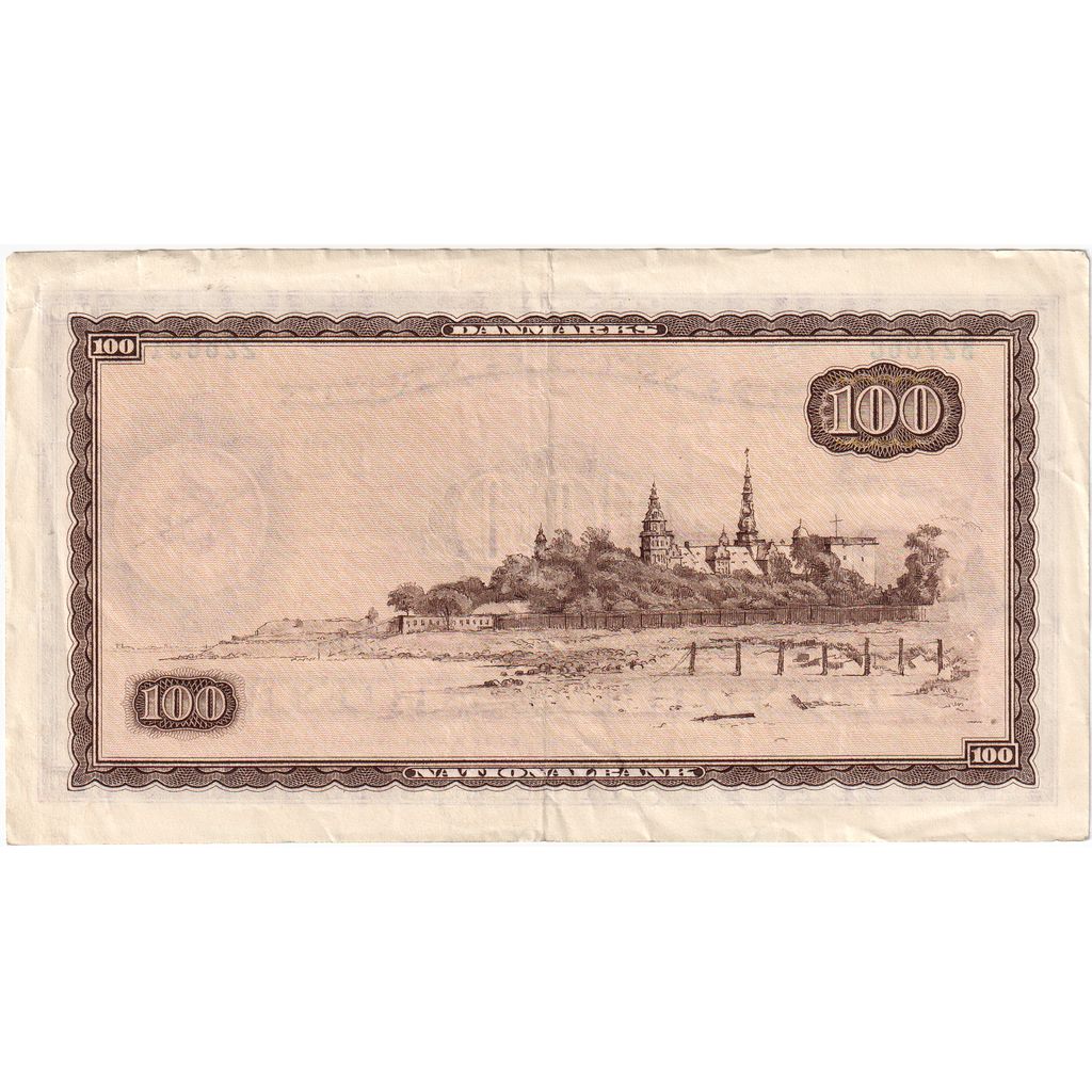 Danimarka, 
  
  100 Kron, 
  
  EF(40-45)