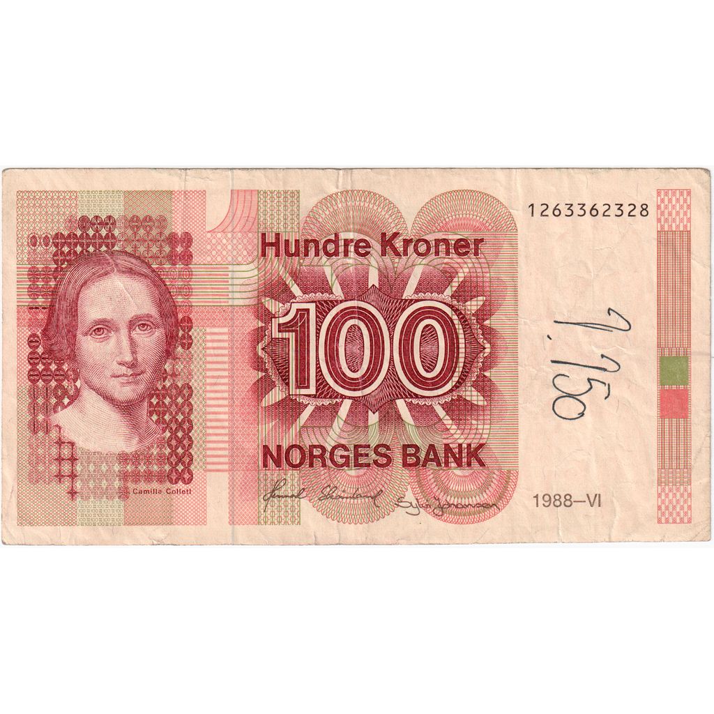 Norveç, 
  
  100 Kron, 
  
  VF(20-25)