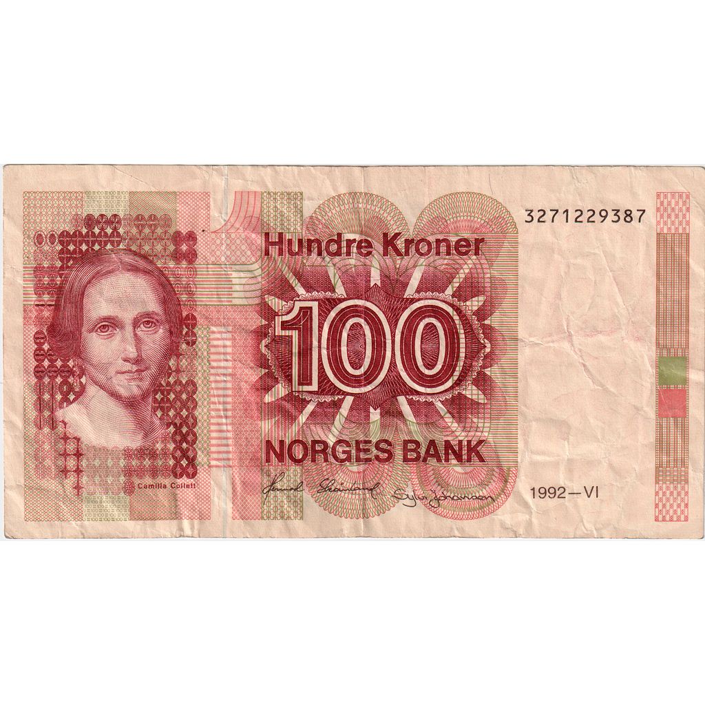 Norveç, 
  
  100 Kron, 
  
  VF(30-35)