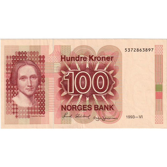 Norveç, 
  
  100 Kron, 
  
  ÇİL(60-62)