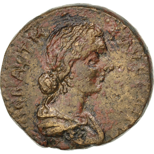 madeni para, 
  
  Faustina II, 
  
  Bronz