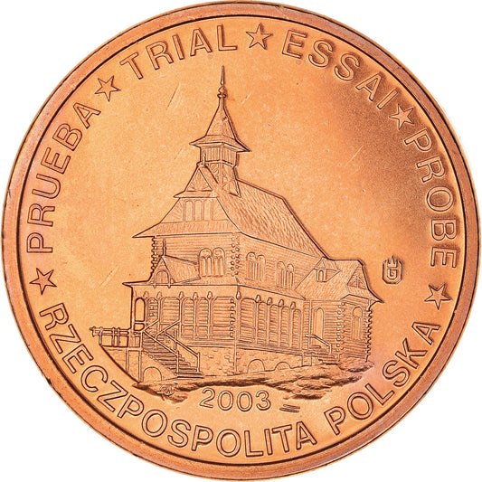 Polonya, 
  
  2 Euro Cent, 
  
  2003