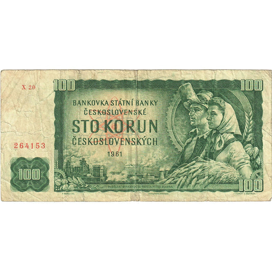 Banknot, 
  
  Çekoslovakya, 
  
  100 Korun