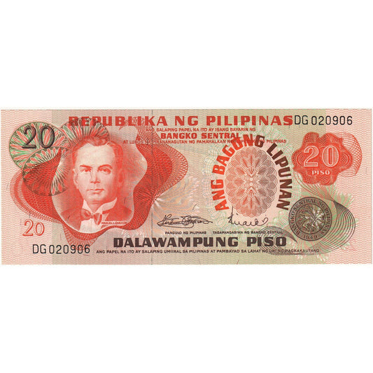 Filipinler, 
  
  20 Piso, 
  
  1969