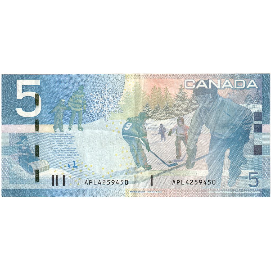 Kanada, 
  
  5 Dolar, 
  
  Avustralya(55-58)