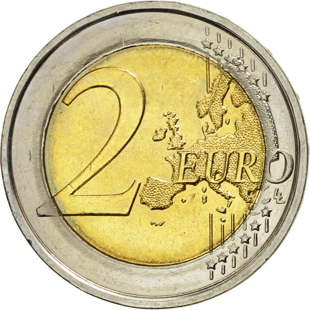 Belçika, 
  
  2 Avro, 
  
  10 yıl Euro