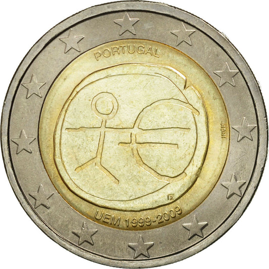 Portekiz, 
  
  2 Avro, 
  
  10 yıl Euro