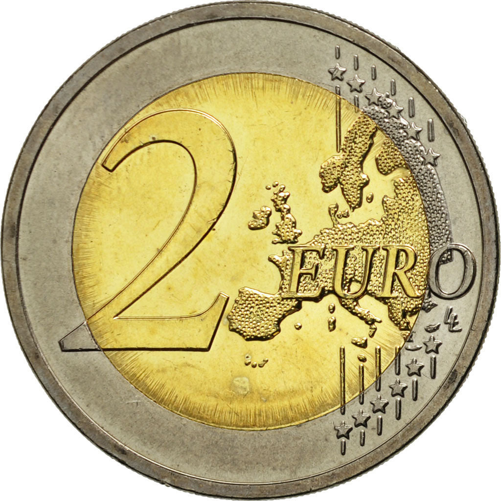 Slovenya, 
  
  2 Avro, 
  
  10 yıl euro