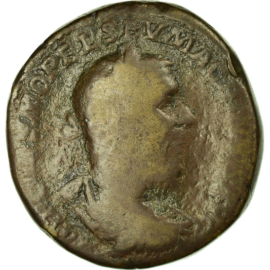 madeni para, 
  
  Macrinus, 
  
  Sestertius