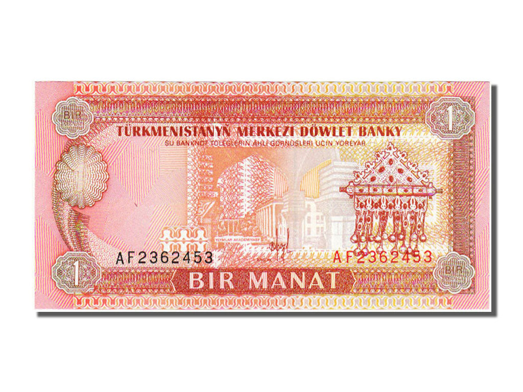 Banknot, 
  
  Türkmenistan, 
  
  1 Manat