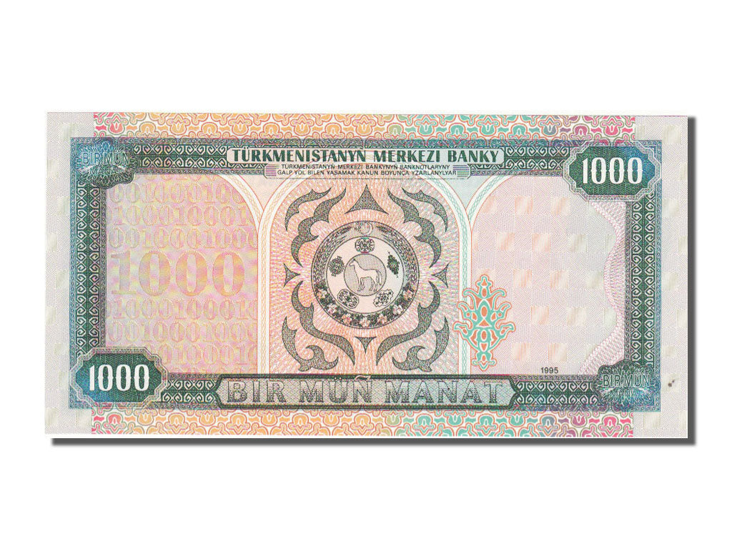 Banknot, 
  
  Türkmenistan, 
  
  1000 Manat