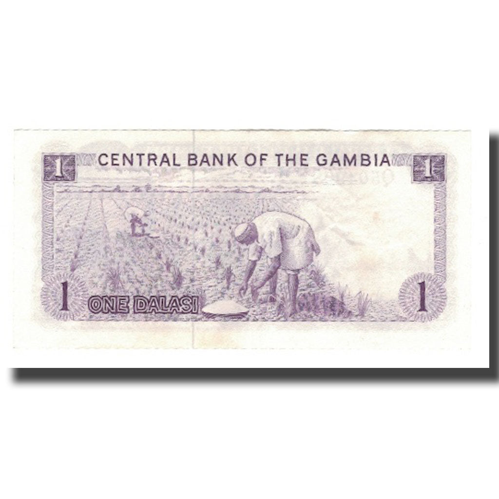 Banknot, 
  
  Gambiya, 
  
  1 Dalasi