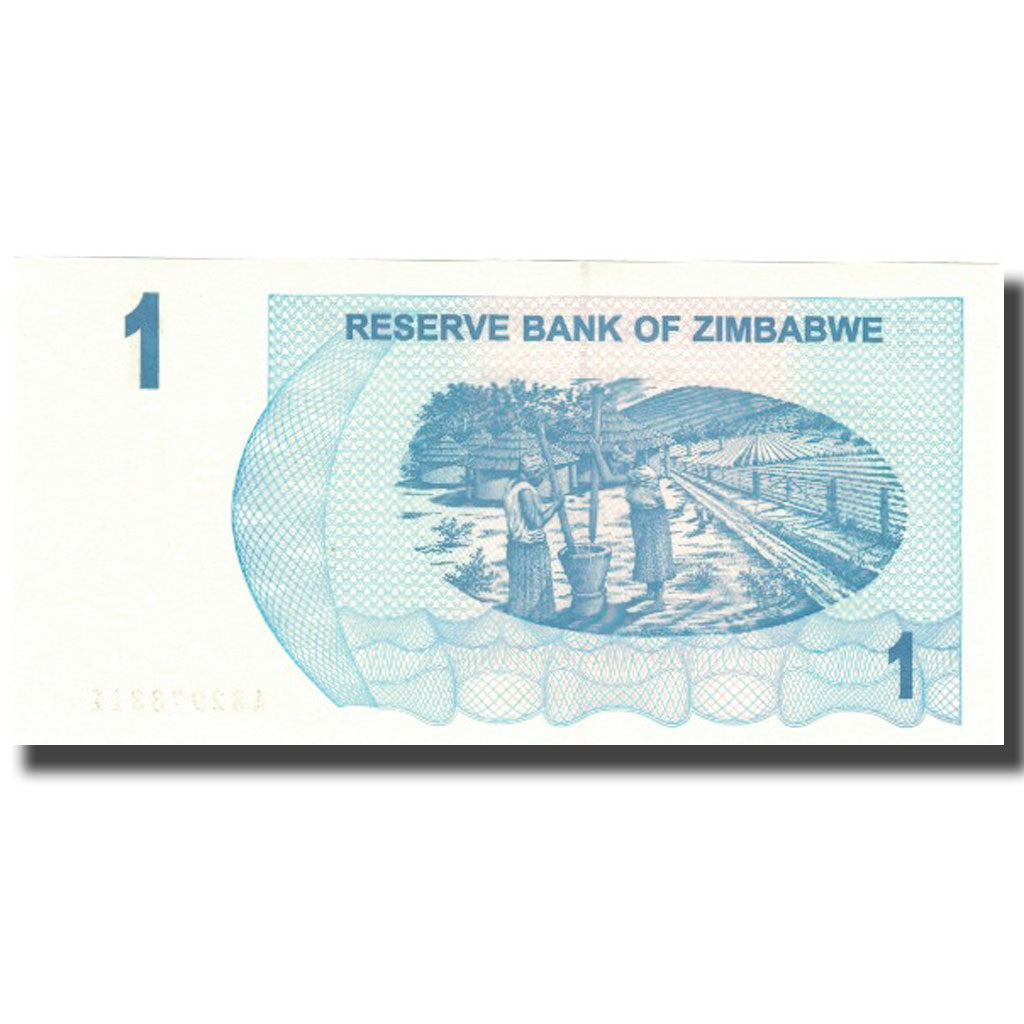 Banknot, 
  
  Zimbabve, 
  
  1 Dolar