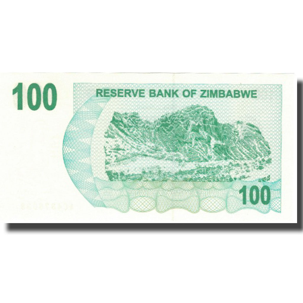 Banknot, 
  
  Zimbabve, 
  
  100 Dolar