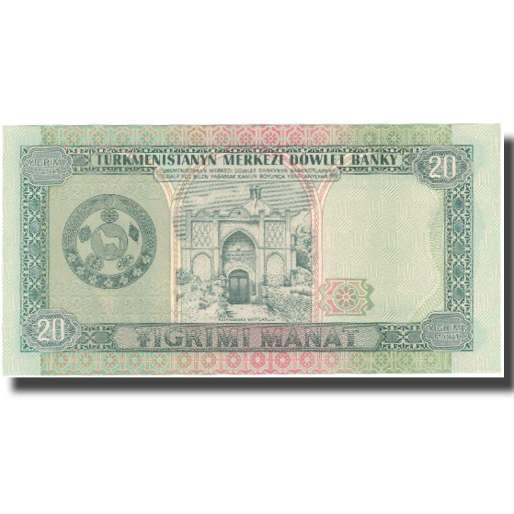 Banknot, 
  
  Türkmanistan, 
  
  20 Manat