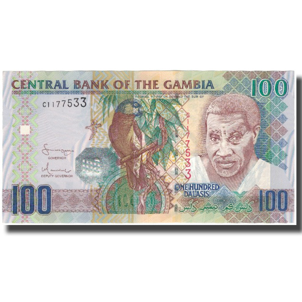 Banknot, 
  
  Gambiya, 
  
  100 Dalasis