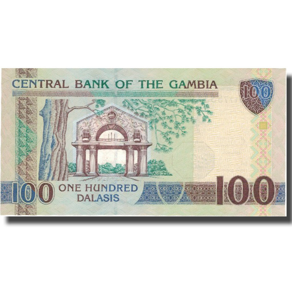 Banknot, 
  
  Gambiya, 
  
  100 Dalasis