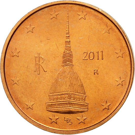 İtalya, 
  
  2 Euro Cent, 
  
  2011