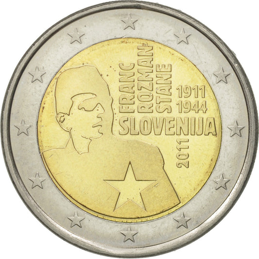 Slovenya, 
  
  2 Avro, 
  
  Frangı Razman