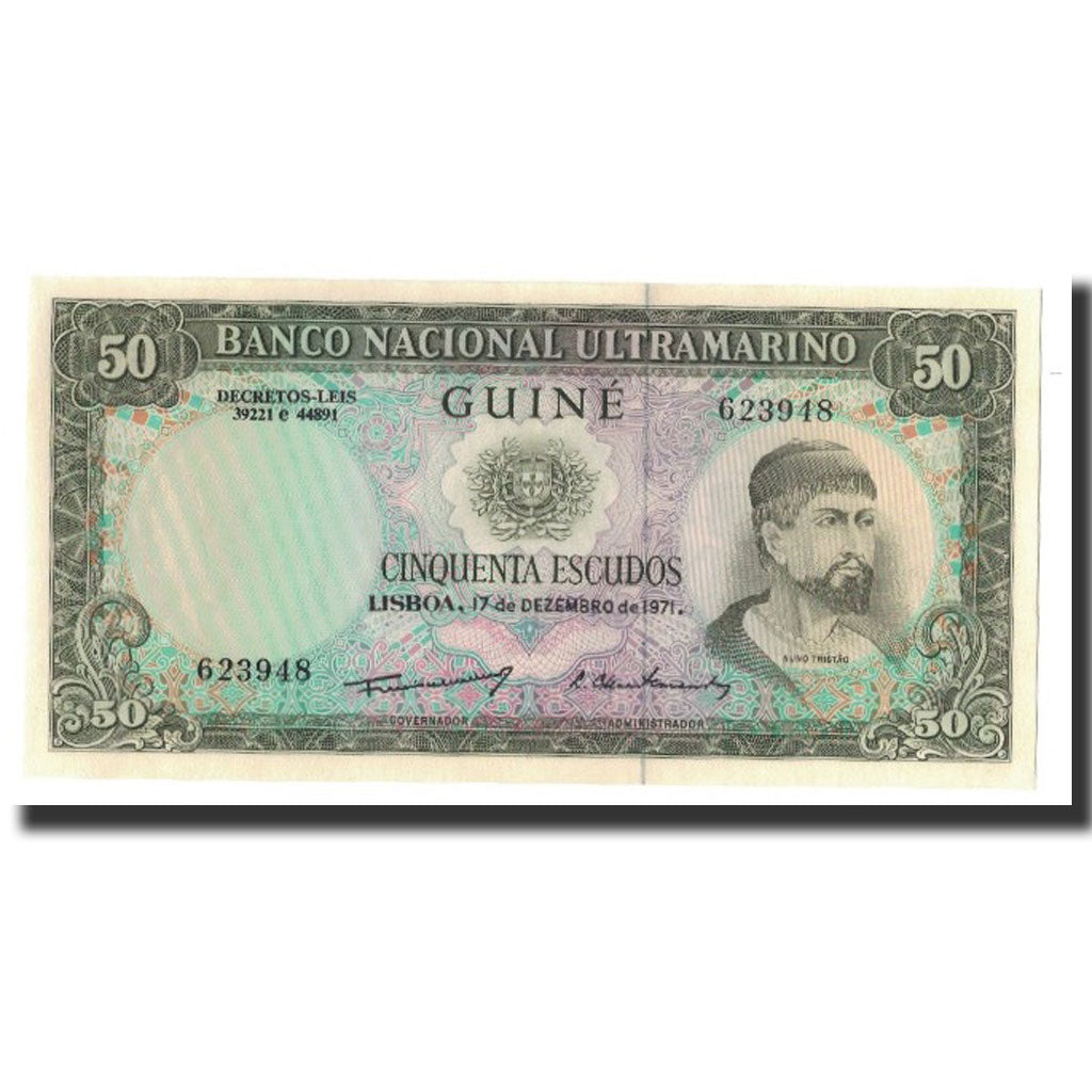 Banknot, 
  
  Portekiz Ginesi, 
  
  50 Escudo