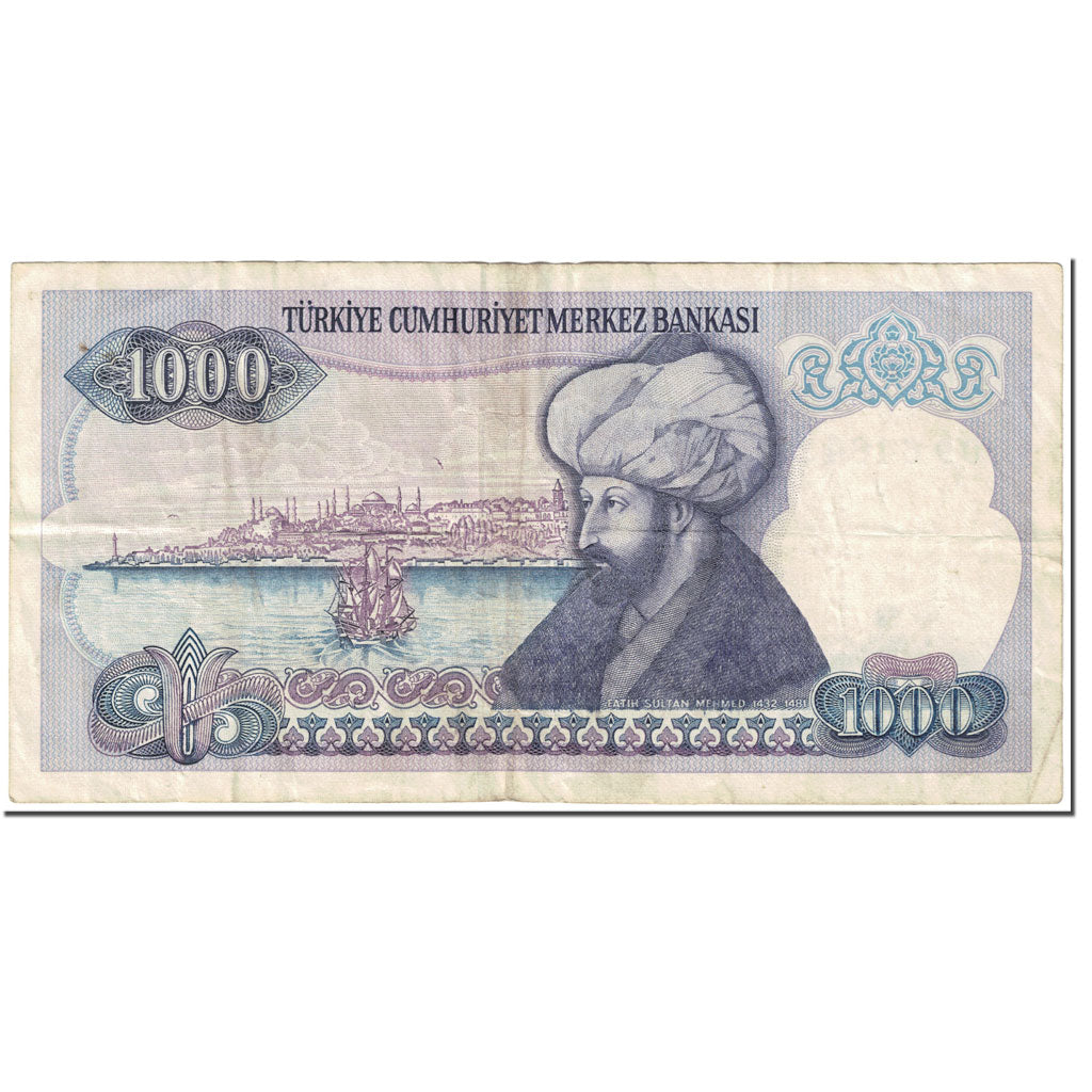 Banknot, 
  
  Hindi, 
  
  1000 lira