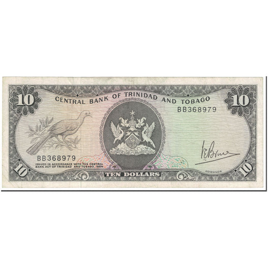 Trinidad ve Tobago, 
  
  10 Dolar, 
  
  Tarihsiz (1964)