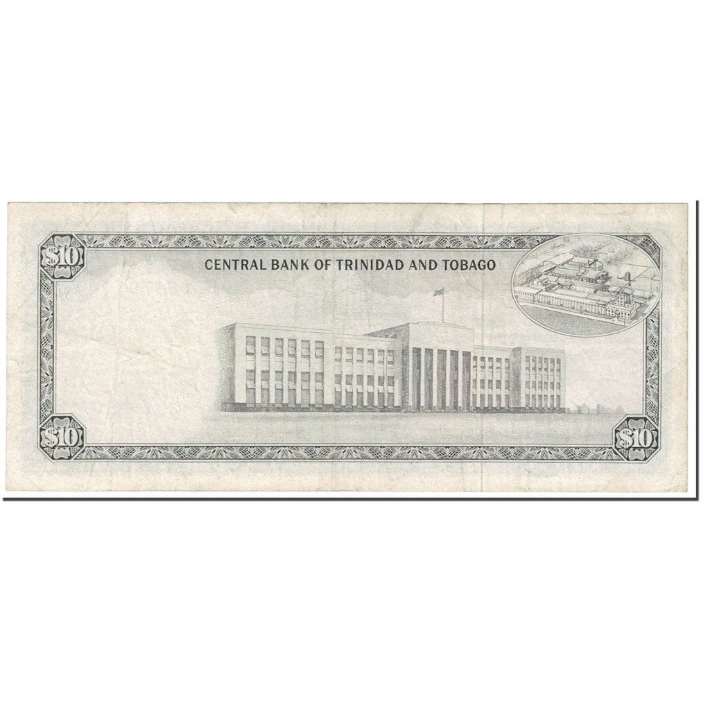 Trinidad ve Tobago, 
  
  10 Dolar, 
  
  Tarihsiz (1964)