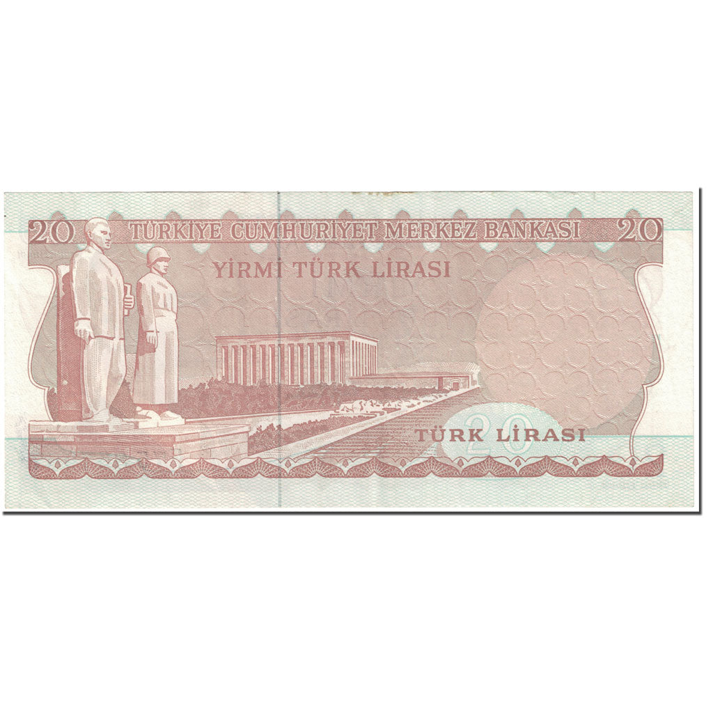 Banknot, 
  
  Hindi, 
  
  20 lira