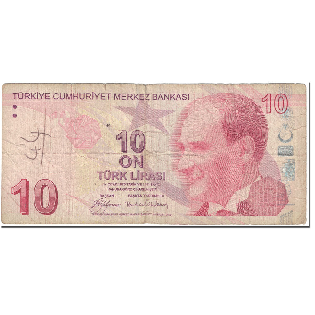 Banknot, 
  
  Hindi, 
  
  10 lira