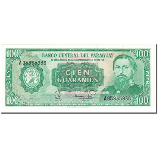 Banknot, 
  
  Paraguay, 
  
  100 Garanti